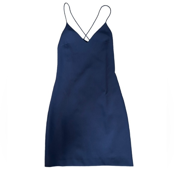 Alice + Olivia Dresses & Skirts - Alice + Olivia Leigh Lace Trim Low Cross-Back Dress